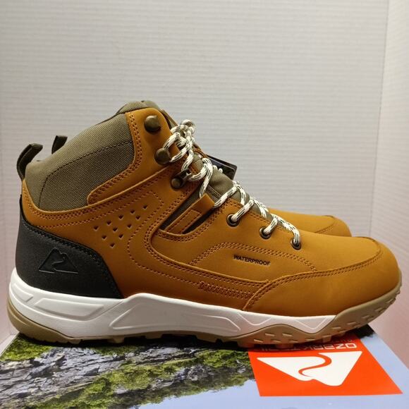 Mens Ozark Trail Waterproof Sport Hiking Boots Size 12 Wheat - Picture 1 of 9